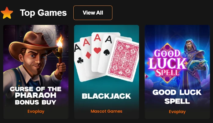 booming-slots-top-games-curse-of-the-pharaoh-blackjack-and-good-luck-spell